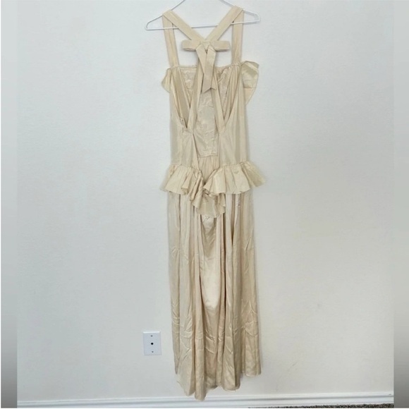 Doen Elouise Silk Dress Mother Of Pearl NWT - Picture 7 of 13